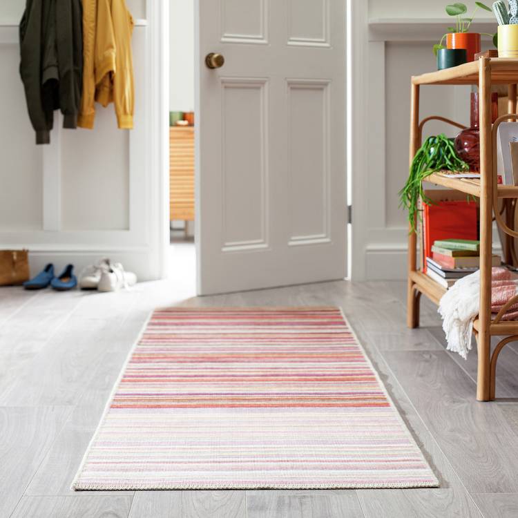 Habitat skinny stripe flatweave runner 66x200cm - British product