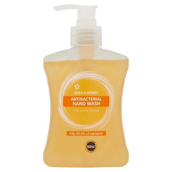 Superdrug Antibacterial Nourish Honey & Shea Handwash 250ml GOODS Superdrug   