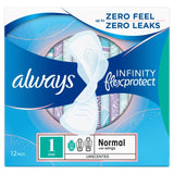 Always Sanitary Towels Infinity Normal (Size 1) Wings   12 per pack GOODS M&S   