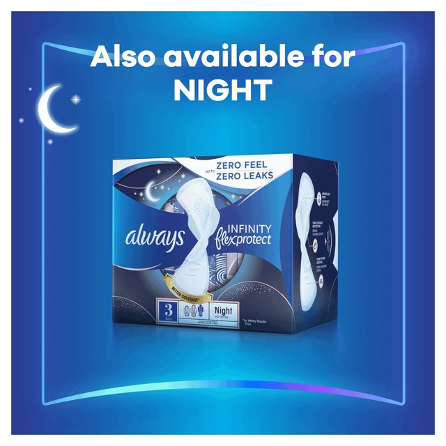 Always Sanitary Towels Infinity Normal (Size 1) Wings   12 per pack GOODS M&S   