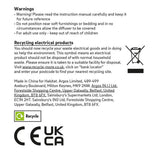 Habitat plug-in ceramic electric diffuser, UK version