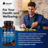 New Leaf Probiotic Multi Strain 120 Tablets Gut & Digestive GOODS Superdrug   