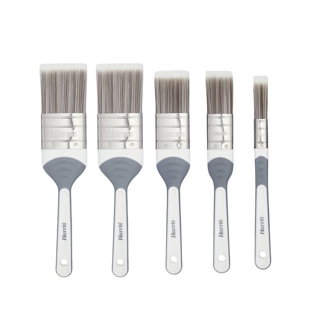 Harris wall and ceiling paint brush set of 5 - British product