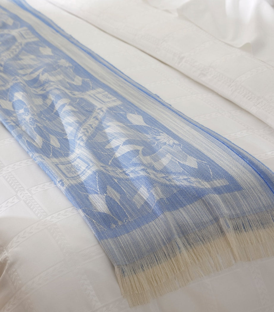 Pratesi silk-cotton-linen throw 150x180cm, UK version
