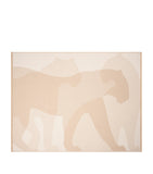 Cartier wool-cashmere blanket with panther motif 190x140cm - British product