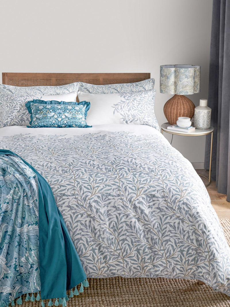 Clarke & Clarke Willow Boughs William Morris 200 Thread Count Duvet Cover and Pillowcase Set