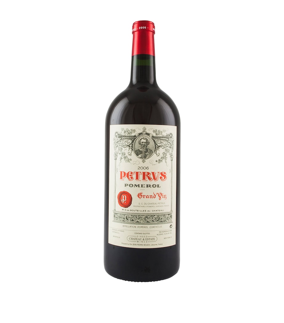 Petrus 2006 Bordeaux red wine magnum 150cl, imported from the UK