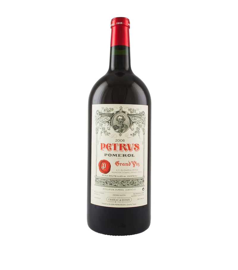 Petrus 2006 Bordeaux red wine magnum 150cl, imported from the UK