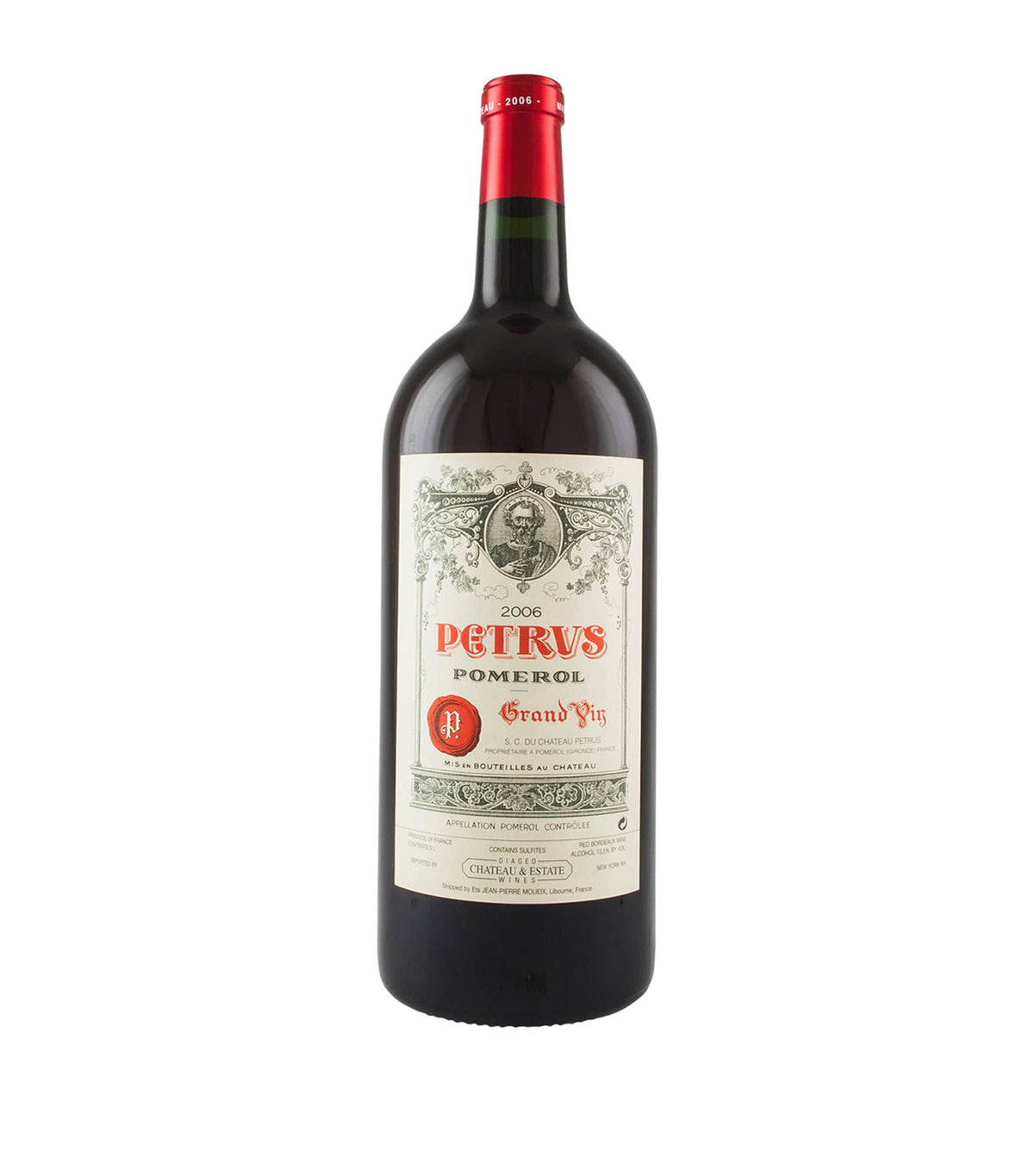 Petrus 2006 Magnum Bordeaux red wine 150cl, imported from the UK