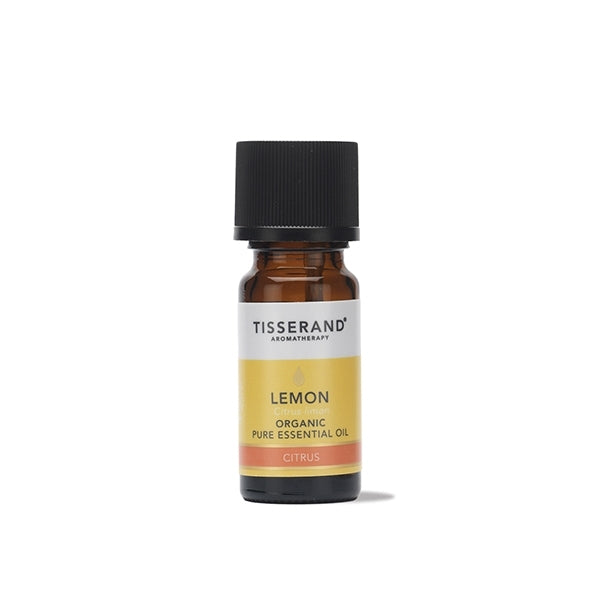 Tisserand Lemon Organic Essential Oil 9ml, imported from the UK