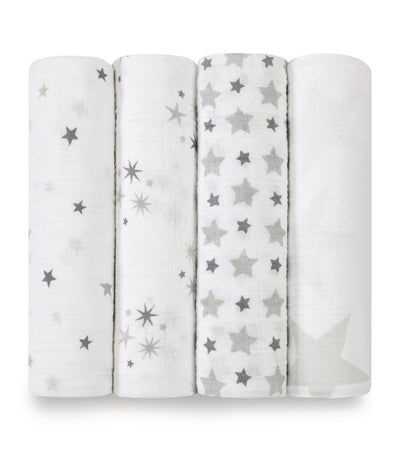 Harrods Aden & Anais Twinkle Baby Swaddles (Set of 4)- Buy online at McGrocer