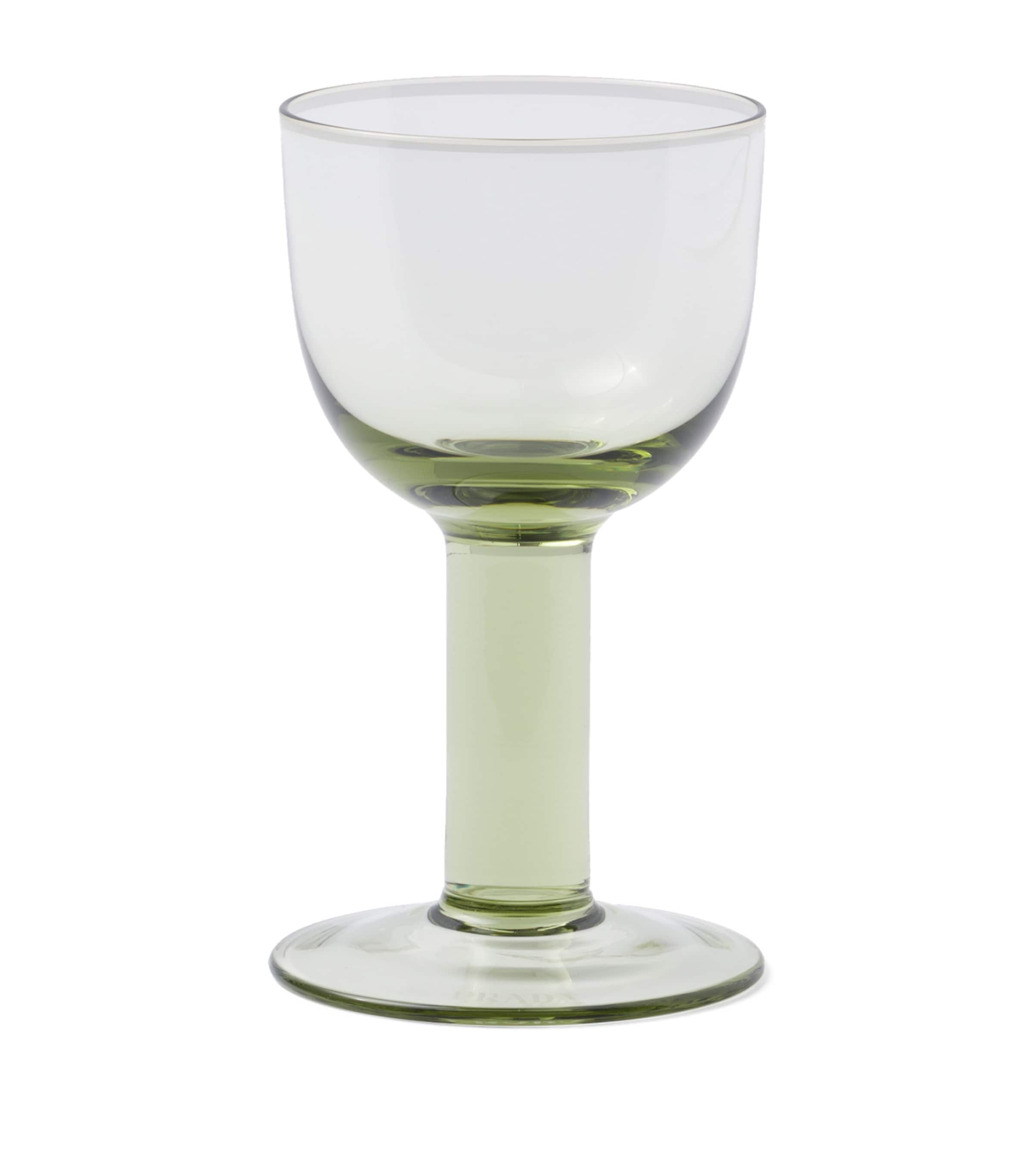 Prada Plinth white wine glasses set of 2, imported from the UK