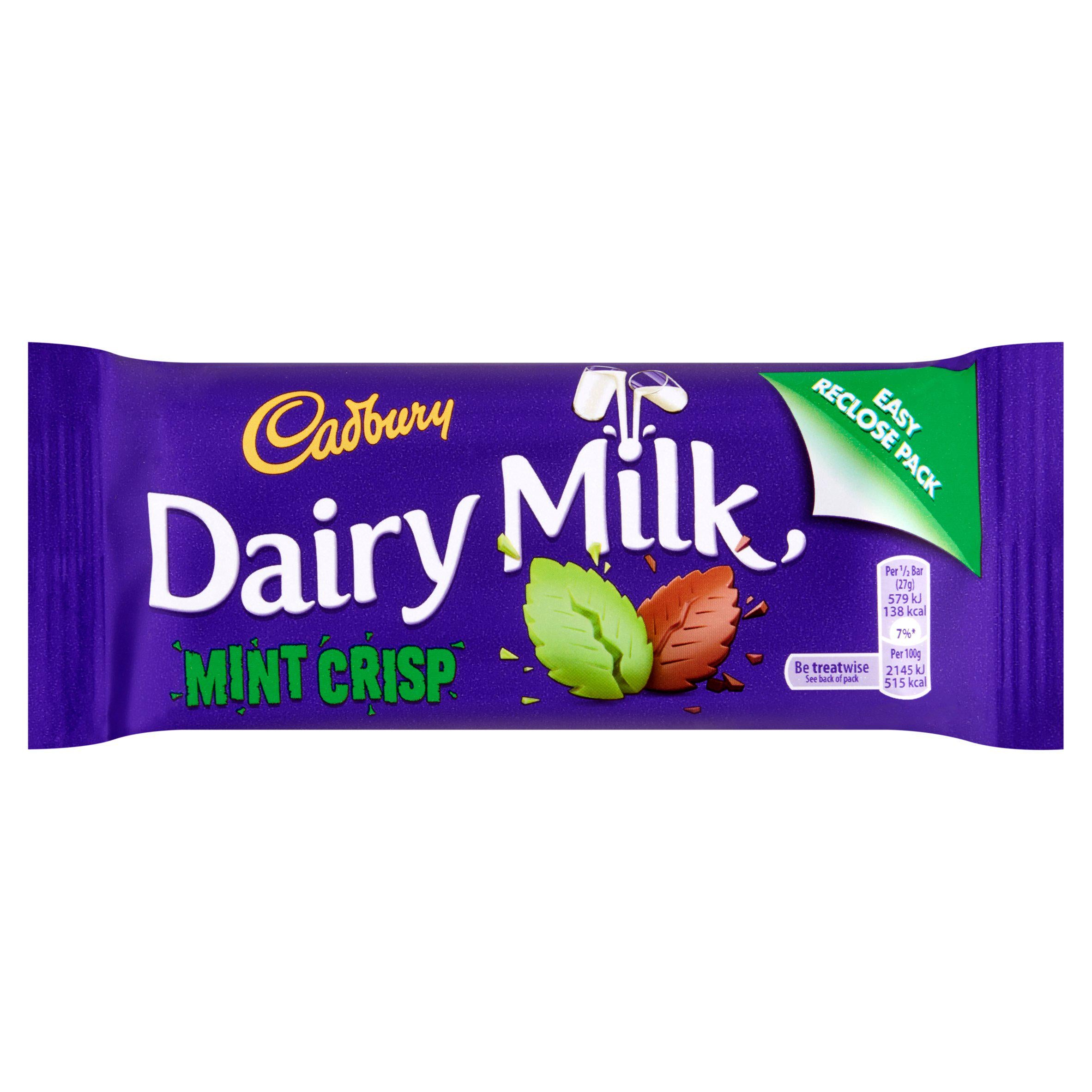 Cadbury Dairy Milk Mint Crisp 54g GOODS Sainsburys   