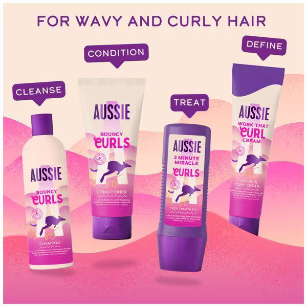 Aussie Curls Hair Bundle 3pc Set - British product