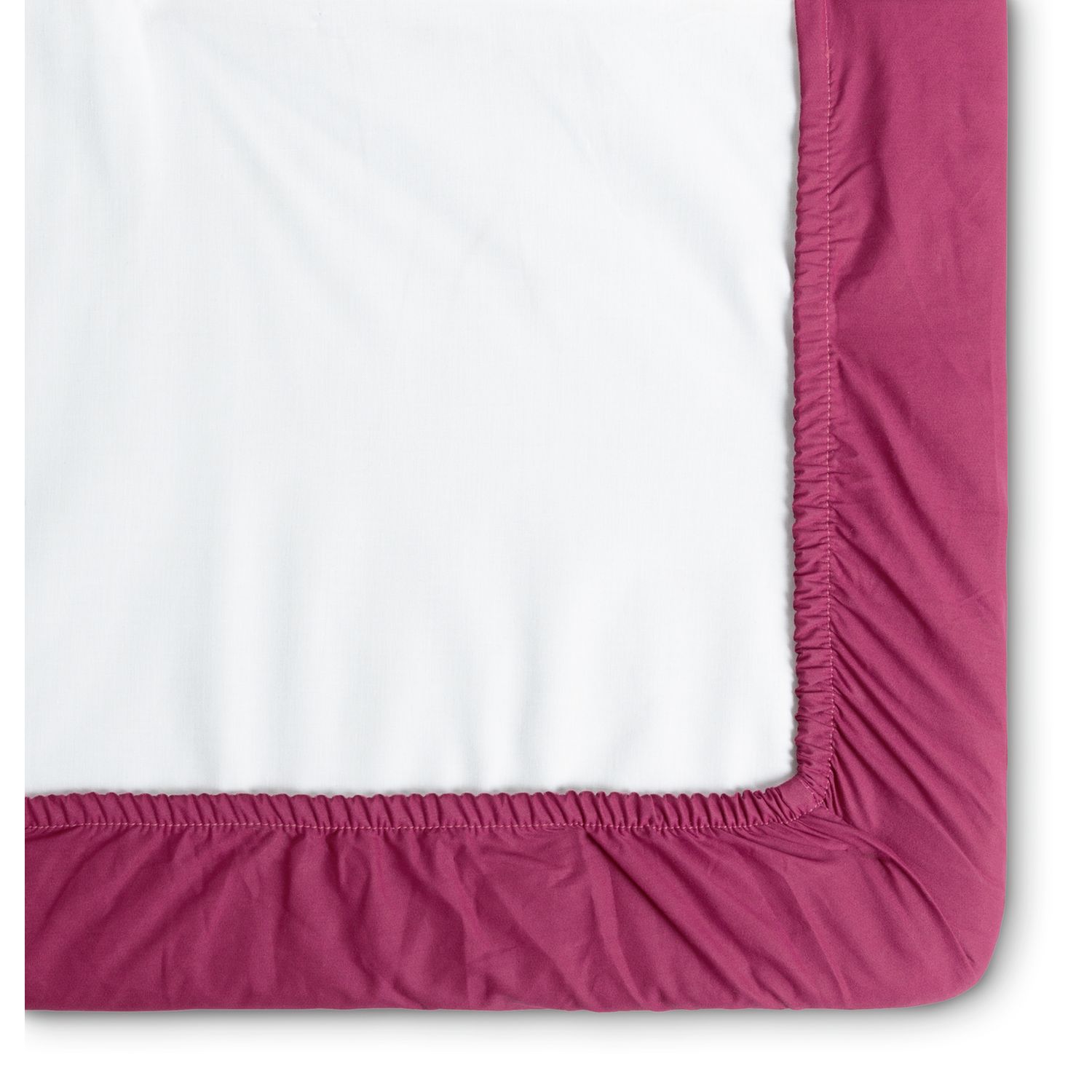 Habitat Cotton Rich 180 TC Plain Berry Fitted Sheet - King