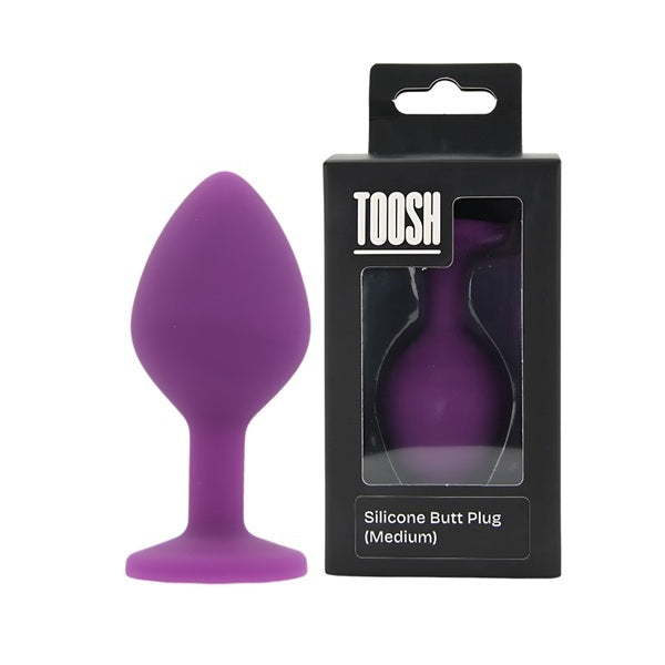 Loving Joy Toosh Pink Silicone Butt Plug Medium