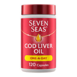 Seven Seas Cod Liver Oil One-A-Day Omega-3 Fish Oil & Vitamin D 120 Capsules GOODS Boots   