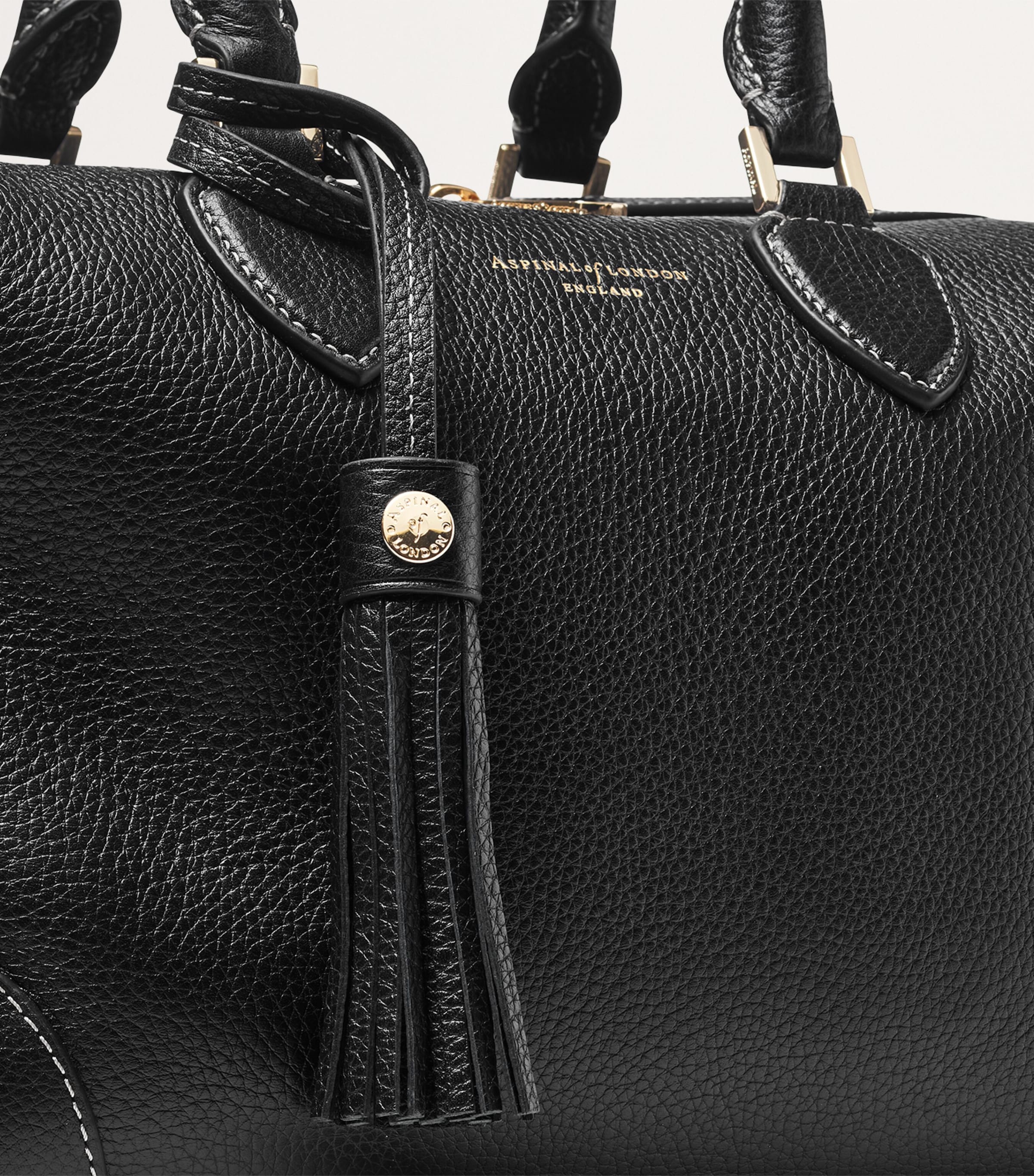 Aspinal of London Hudson bowling bag leather midi, UK version