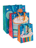 Hallmark gift bags pack of 3 colourful small medium large - British product