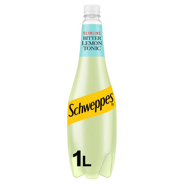 Schweppes Slimline Bitter Lemon   1L GOODS M&S   