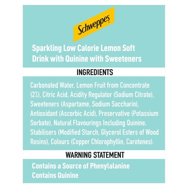 Schweppes Slimline Bitter Lemon   1L GOODS M&S   