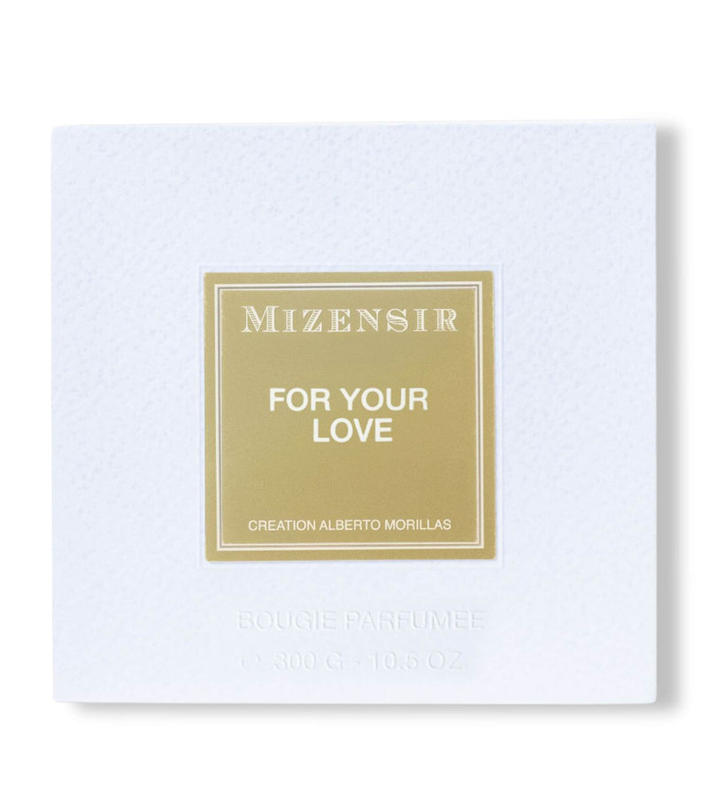 Mizensir For Your Love candle 300g, imported from the UK