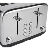 Cookworks 4 slice toaster stainless steel - British product