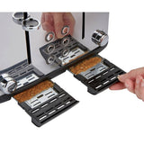 Cookworks 4 slice toaster stainless steel - British product