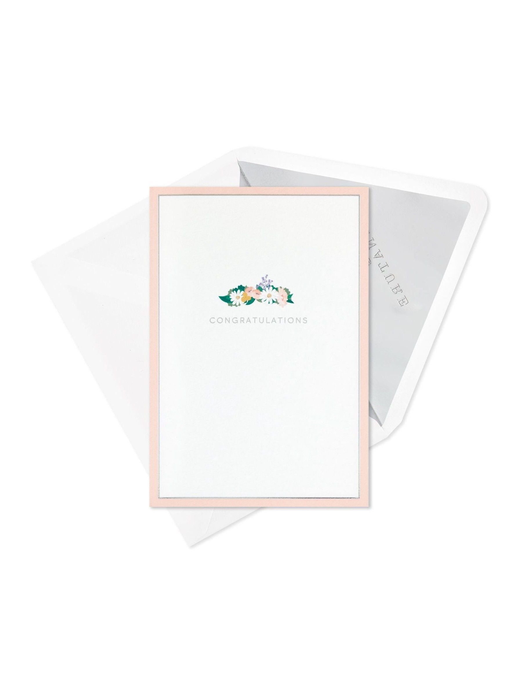 Hallmark green wedding card 3D pop-up cherry blossom - British product