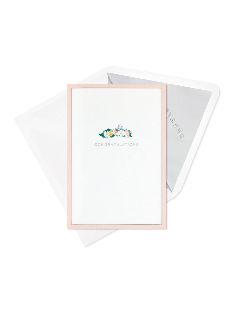 Hallmark green wedding card 3D pop-up cherry blossom - British product
