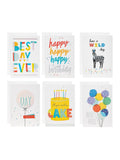 Hallmark 24 pack birthday cards colourful designs - British product