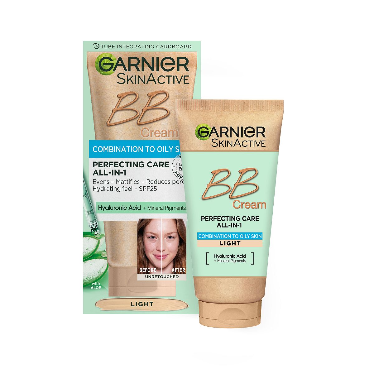 Garnier Oil-Free Perfecting Care All-in-1 BB Cream SPF25 Light Shade 50ml Vegetarian & Vegan Boots   