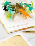 Hallmark 3D pop-up dinosaur birthday card 17.3cm x 11.9cm, UK version