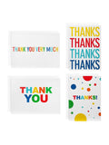 Hallmark 48 pack thank you cards with rainbow designs (British brand)