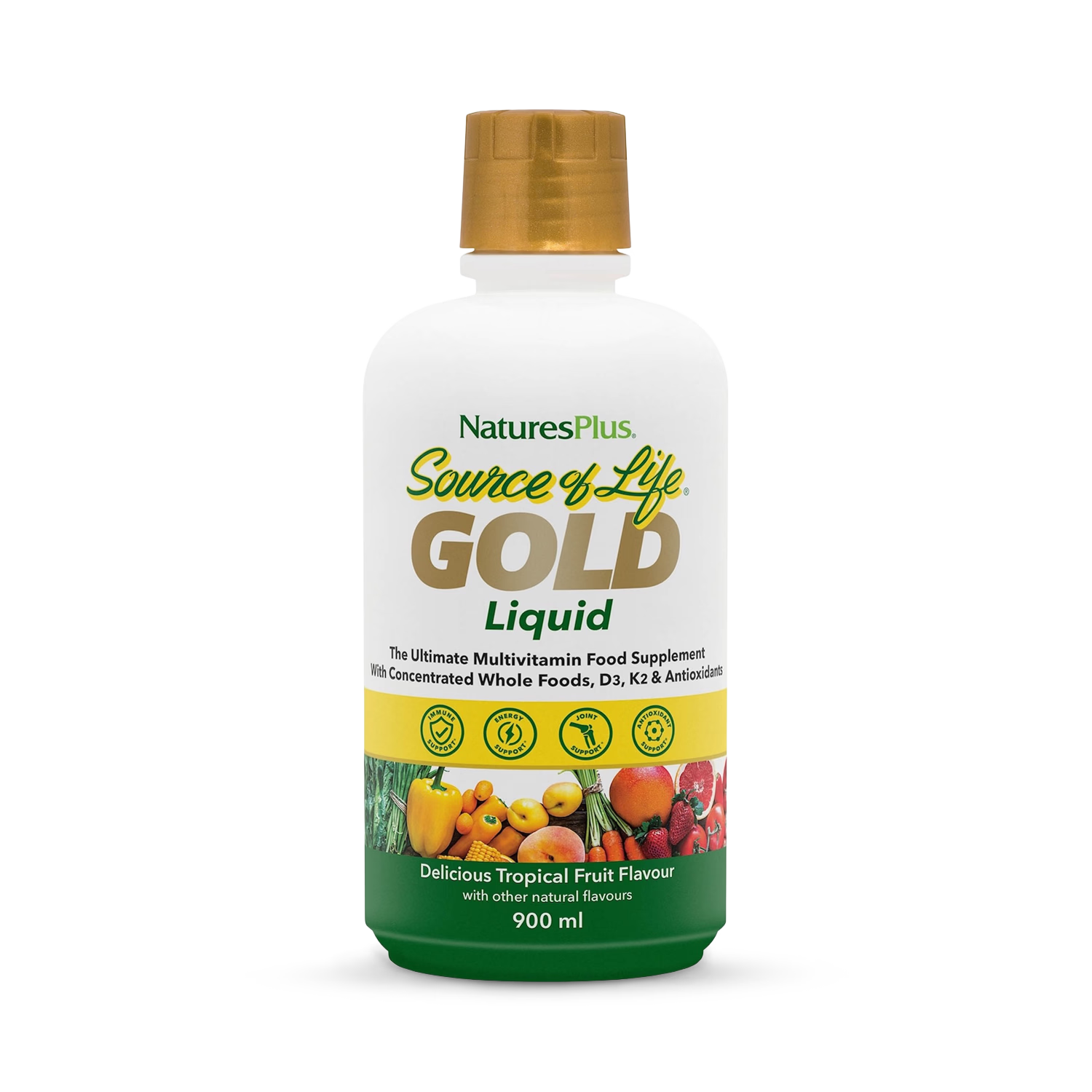 NaturesPlus Gold multivitamin liquid 900ml (British brand)