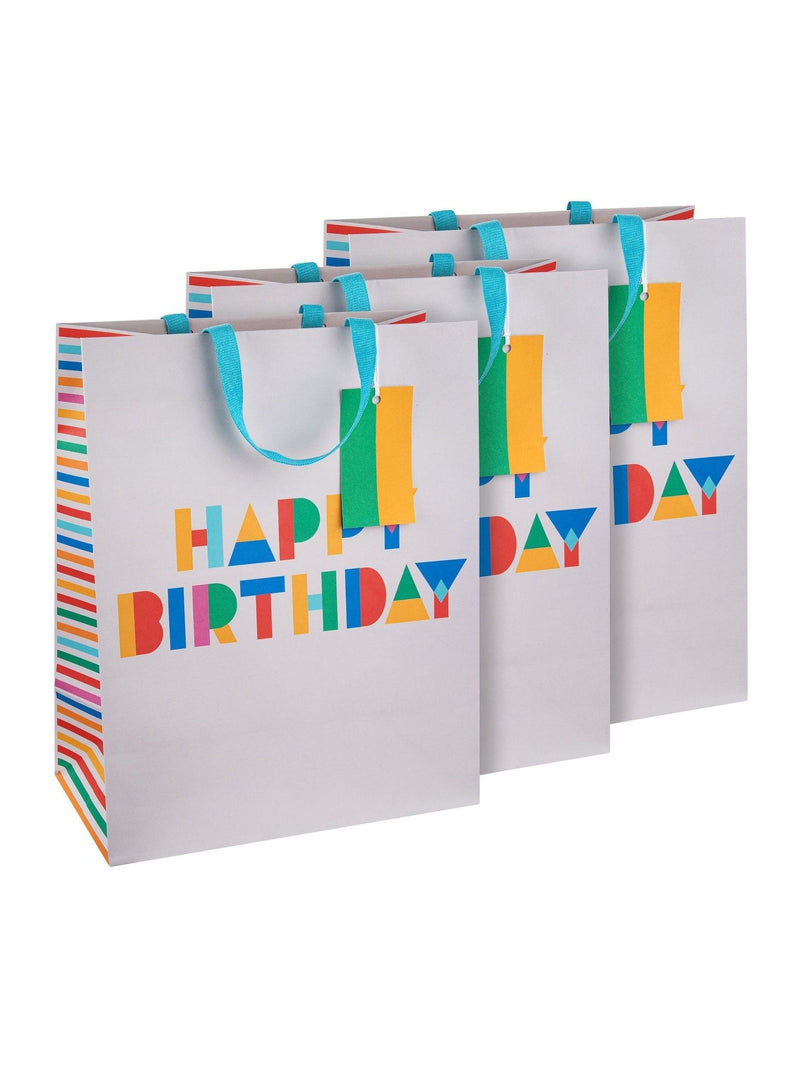 Hallmark birthday gift bags pack of 3 large - British product
