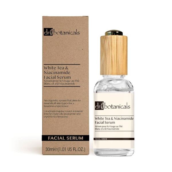 Dr Botanicals White Tea & Niacinamide facial serum 30ml - British product