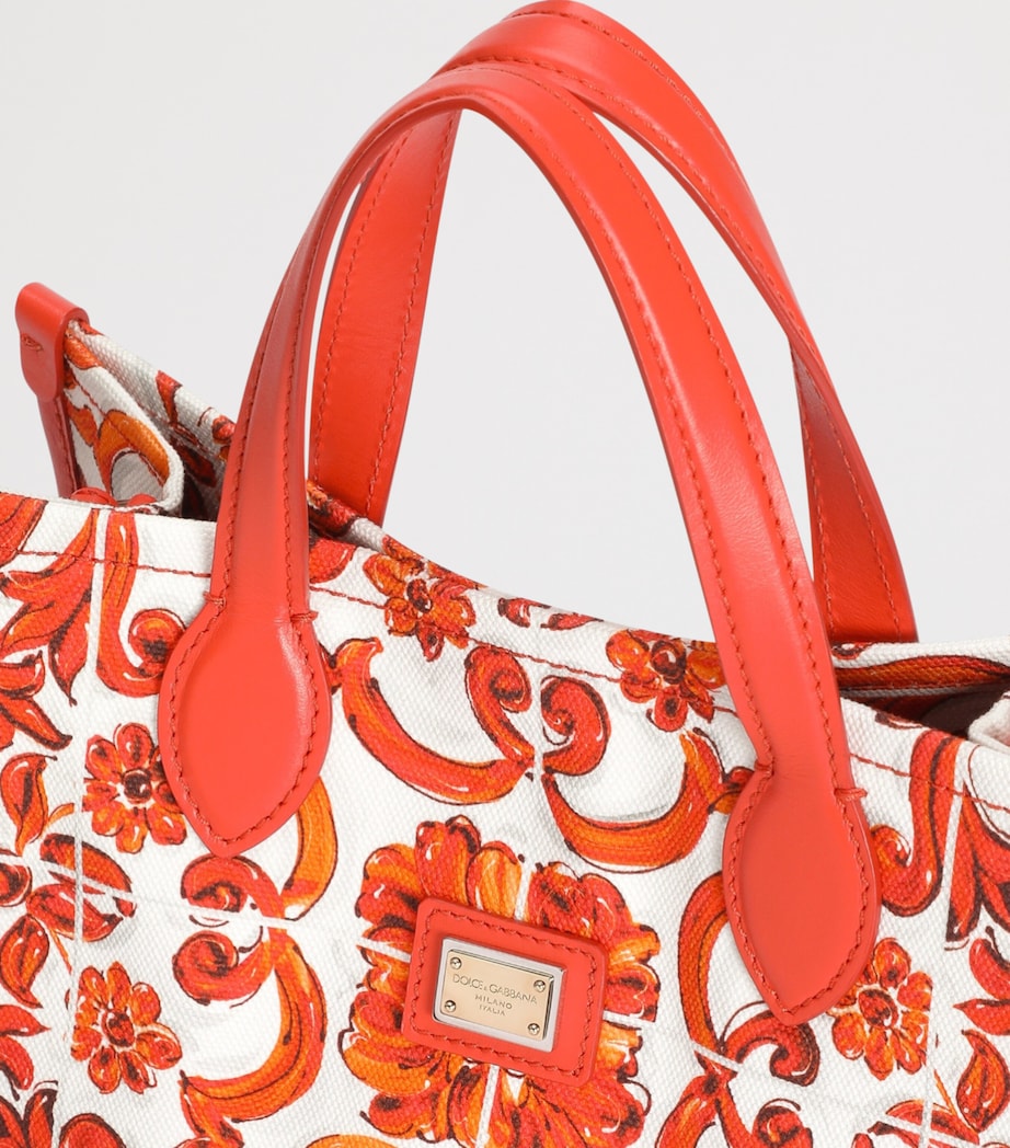Dolce&Gabbana Kids Majolica tote bag small, UK version