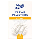 Boots Discreet Clear Plasters - 40 Pack First Aid Boots   