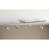 Argos Home Cromer 4-spotlight chrome ceiling bar (British brand)