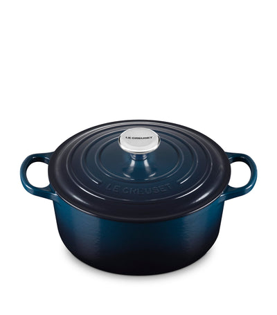 Harrods Le Creuset Enamelled Cast Iron Round Casserole Dish 24cm- Buy online at McGrocer