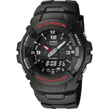 Casio G-SHOCK men's analogue watch black resin strap 47mm - British product