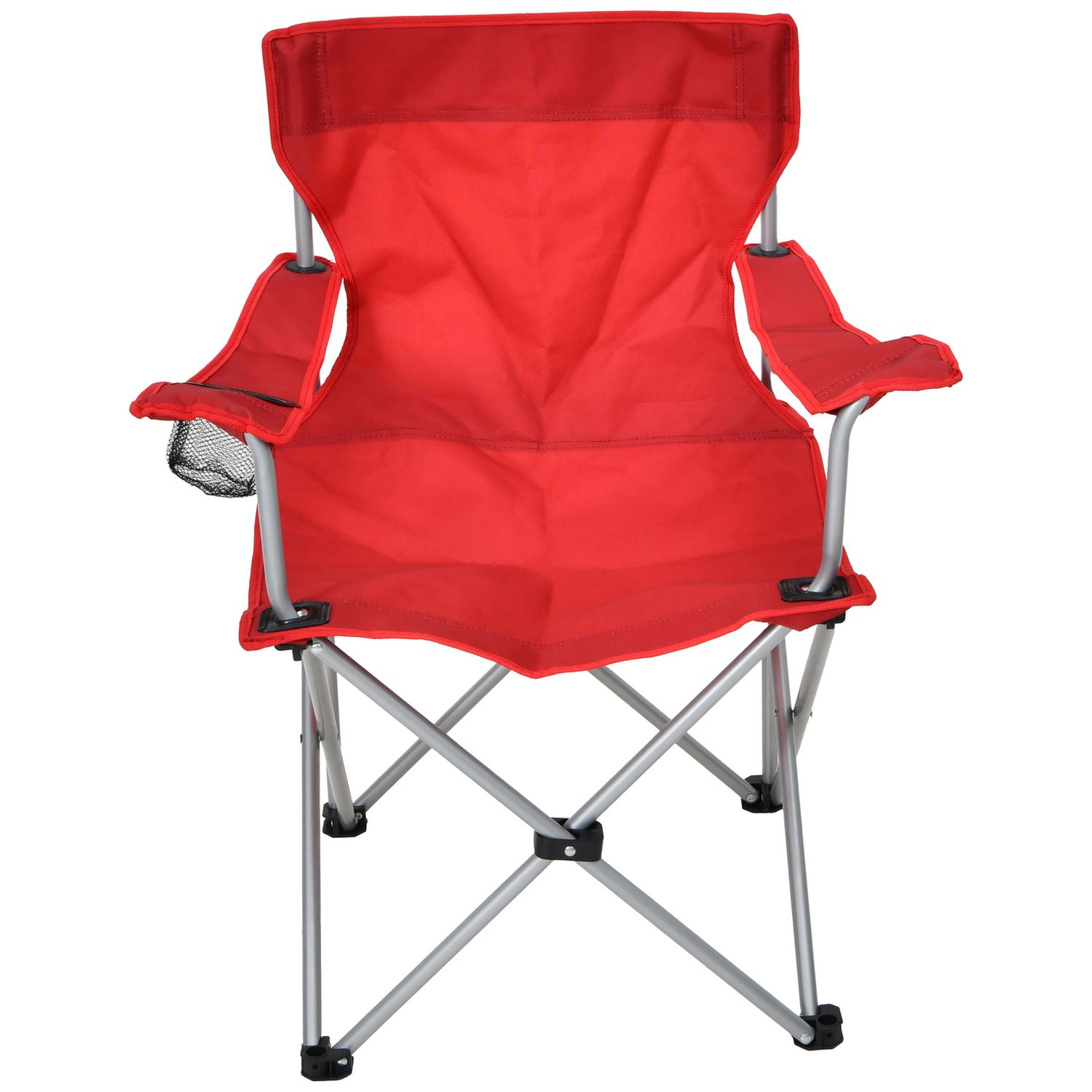 Pro Action red folding camping chair with carry bag - British product