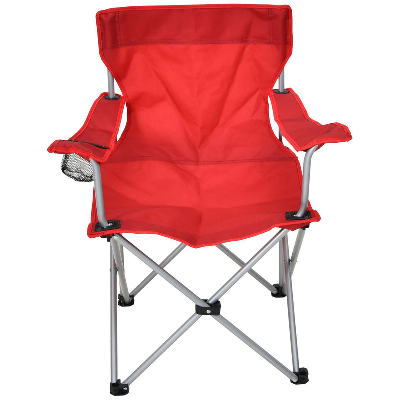 Pro Action red folding camping chair with carry bag - British product
