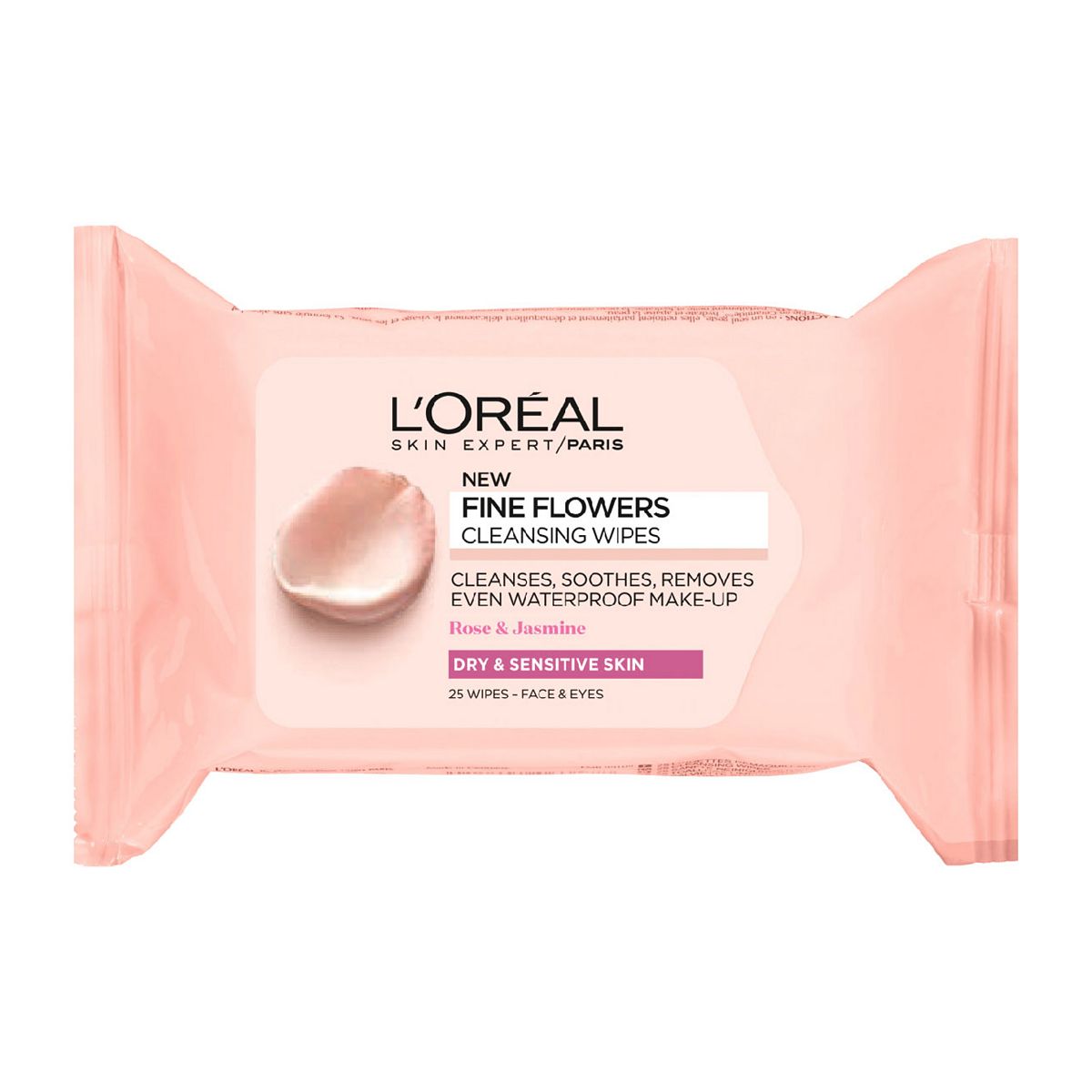 L'Oreal Paris Fine Flowers Cleansing Wipes Sensitive Skin x25 GOODS Boots   