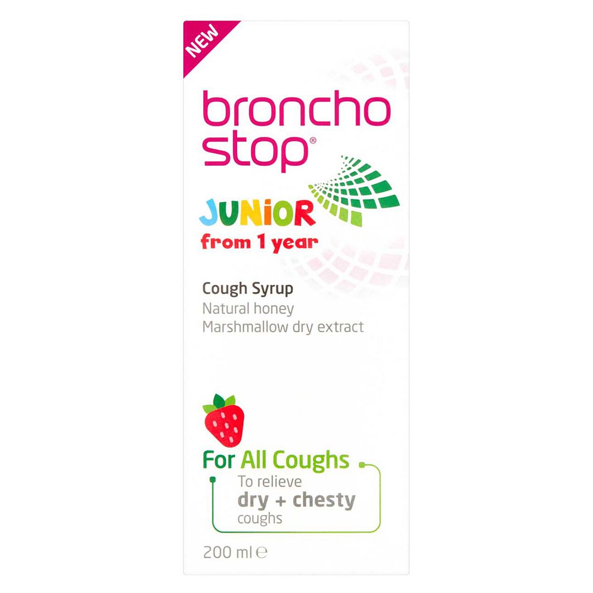 Bronchostop Junior Cough Syrup for Dry and Chesty Coughs - 200ml GOODS Boots   