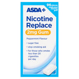 ASDA Nicotine Replace 2mg Gum Peppermint Flavour GOODS ASDA   