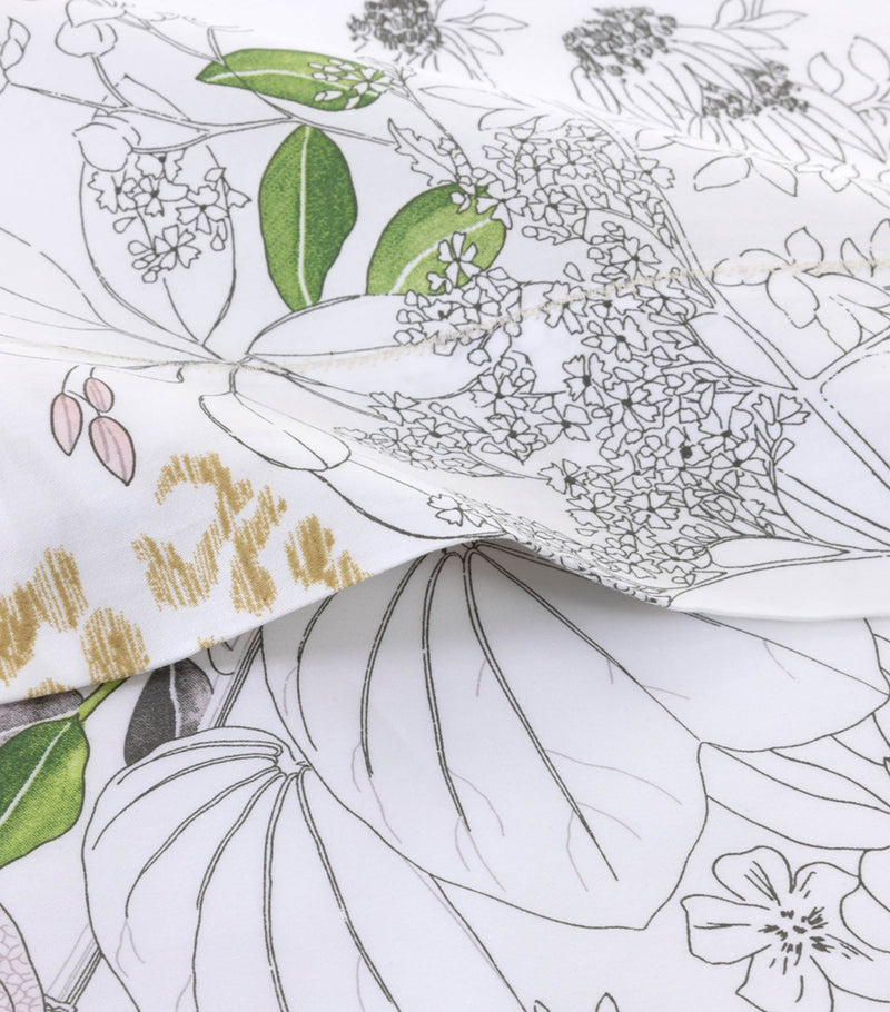 Yves Delorme Orchidee Super King flat sheet (British brand)