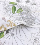 Yves Delorme Orchidee Super King flat sheet (British brand)