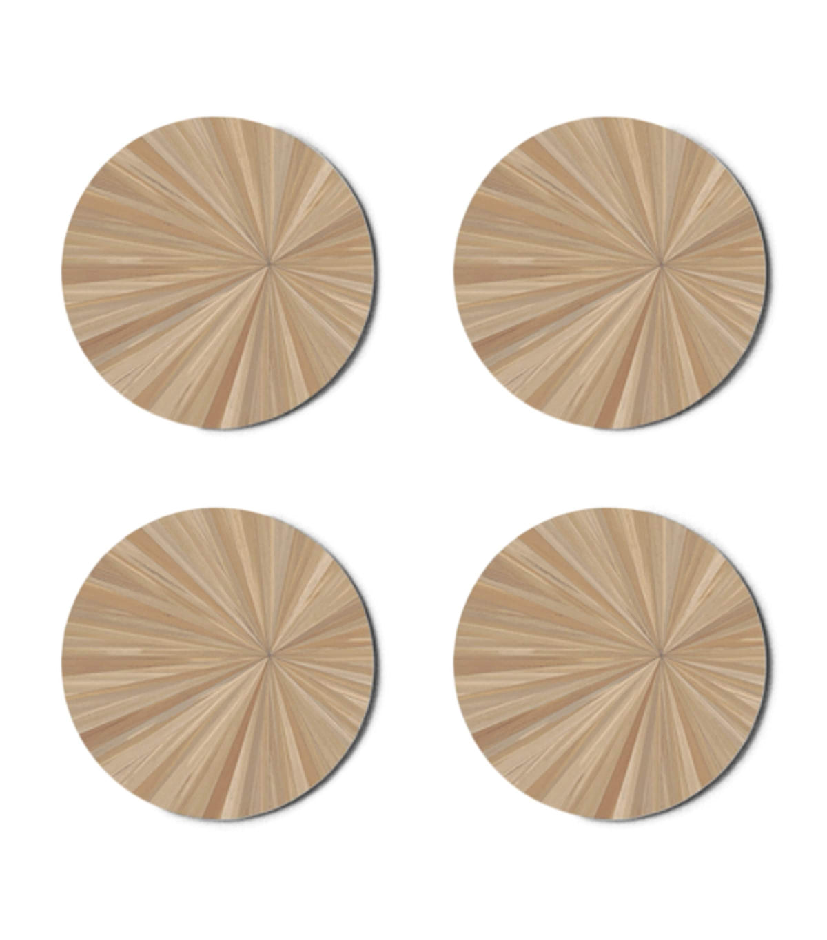 Hestia Soleil round coasters, UK version